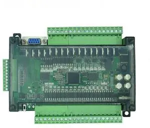 FOR FX3U-32MT FX3U-30MR PLC industrial control board 6AD 2DA Relay output with RTC RS485 CAN communication Compatible with FX1N FX2N