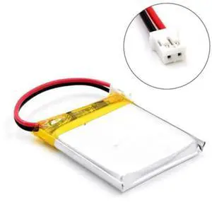 FOR 2Pcs 3.7V 600mAh 603035 Polymer Ion 2.0mm Connector