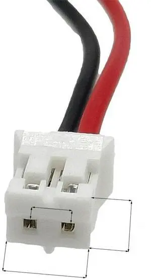 FOR 2 Pcs 3.7V 250mAh 502030 Polymer Ion Connector