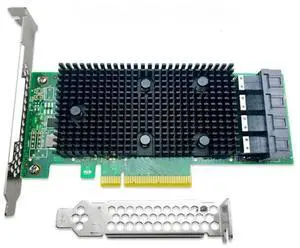 FOR IT Mode 12GB 16-Port SAS SATA Nvme 9400-16i PCIe 3.0 SFF8643*4 Controller