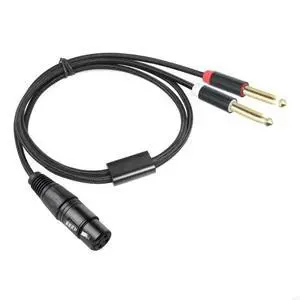 FOR 2x 1/4inch to 3 Female Y Splitters Cable,3 to 2x6.35mm Mono Cable FOR 2x 1/4inch to 3 Female Y Splitters Cable,3 to 2x6.35mm Mono Cable