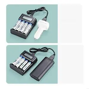 FOR 4 Slot AA LR03 for NiMh Rechargeable with LCD Display Intelligent FOR 4 Slot AA LR03 for NiMh Rechargeable with LCD Display Intelligent