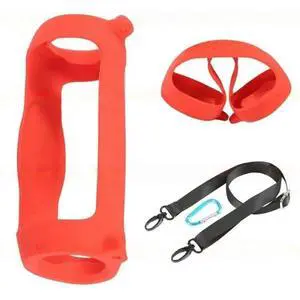 FOR Reliable Shockproof Cover with Carabiner Hook Strap for 5 Speaker FOR Reliable Shockproof Cover with Carabiner Hook Strap for 5 Speaker