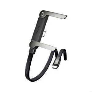 FOR 2 in 1 Fast Charging Cable with Built-in Holde, 1.5m High-Speed Adapter Cord, orbit Rotation, for Smartphones, Tablets, FOR 2 in 1 Fast Charging Cable with Built-in Holde, 1.5m High-Speed Adapter Cord, orbit Rotation, for Smartphones, Tablets,