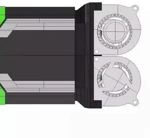 FOR Graphics Card Dual Turbine Heat Sink fan Blower fan for P40 M40 P100 V100 Cooling fan FOR Graphics Card Dual Turbine Heat Sink fan Blower fan for P40 M40 P100 V100 Cooling fan