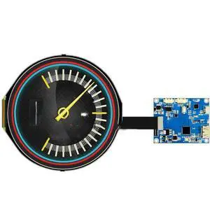 FOR 5 Inch 1080x1080 IPS Round Instruments Screen 60Hz HDMI Driver Board Digital Signage Display pi Circular LCD Display FOR 5 Inch 1080x1080 IPS Round Instruments Screen 60Hz HDMI Driver Board Digital Signage Display pi Circular LCD Display