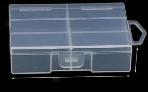 18650 Transparent Storage Box Organizer 18650 Transparent Storage Box Organizer