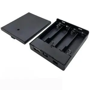 4-Slot AA Battery Case with USB Socket 4-Slot AA Battery Case with USB Socket