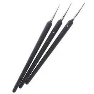 Miniature Paint Brush Set 3Pcs 0/00/000 Miniature Paint Brush Set 3Pcs 0/00/000