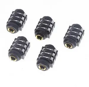 Stereo Audio Jack PCB 6.35mm 5PCS Stereo Audio Jack PCB 6.35mm 5PCS