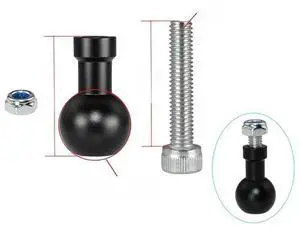 Ball Head to M6 Screw Connector Ball Head to M6 Screw Connector