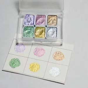 Pearl Watercolor Paint Set 1ml 6-color Pearl Watercolor Paint Set 1ml 6-color