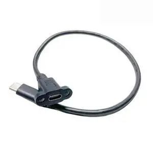 Panel Mount Type-C Extension Cable Panel Mount Type-C Extension Cable