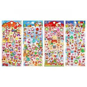 Puffy 3D Stickers Cartoon 4Pcs Puffy 3D Stickers Cartoon 4Pcs
