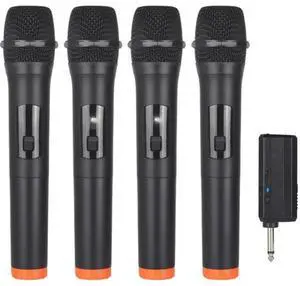 4Pcs Wireless Dynamic Handheld Microphone 4Pcs Wireless Dynamic Handheld Microphone