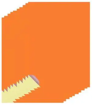 A4 Fluorescent Orange Sticker Paper A4 Fluorescent Orange Sticker Paper