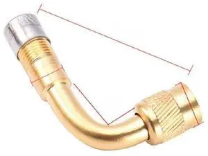 Tire Valve 90 Degree Adapter Copper 1Pc Tire Valve 90 Degree Adapter Copper 1Pc
