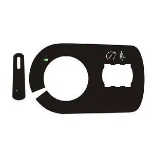Light Switch Repair Sticker Black Overlay Light Switch Repair Sticker Black Overlay