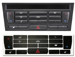 SAAB 9-3 Climate Control Decals 2003-07 SAAB 9-3 Climate Control Decals 2003-07