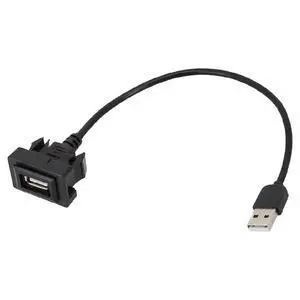 Car USB Socket Dash Flush Mount Car USB Socket Dash Flush Mount