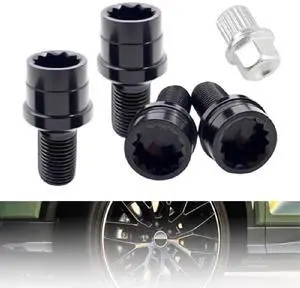 Black Locking Wheel Nuts Galvanized Anti-Theft Black Locking Wheel Nuts Galvanized Anti-Theft