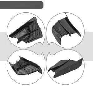 Aerodynamic Wing Kit Weather Resistant Plastic Aerodynamic Wing Kit Weather Resistant Plastic