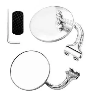 Round Side Mirror Stainless Classic Round Side Mirror Stainless Classic