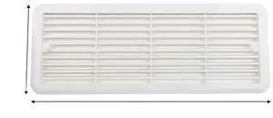 Fridge Vent Mount Airflow Grille Fridge Vent Mount Airflow Grille