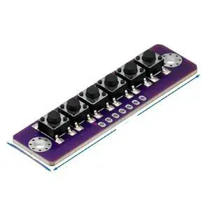 FOR 1 2 3 4 5 6 bit Independent Button Module MCU External Button Module Micro Switch ButtonBoard For Power Amplifier FOR 1 2 3 4 5 6 bit Independent Button Module MCU External Button Module Micro Switch ButtonBoard For Power Amplifier