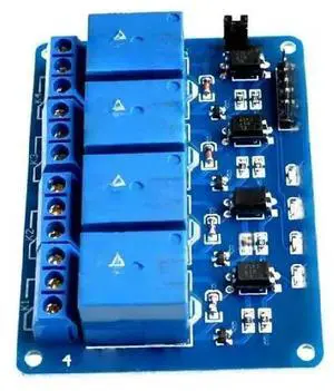 FOR 4 channel relay module 4-channel relay control board with optocoupler. Relay Output 4 way relay module for FOR 4 channel relay module 4-channel relay control board with optocoupler. Relay Output 4 way relay module for