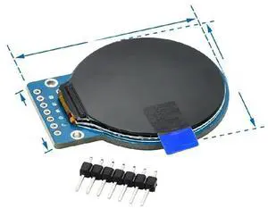 FOR TFT Display 1.28 Inch TFT LCD Display Module Round RGB 240*240 GC9A01 Driver 4 Wire SPI Interface 240x240 PCB For FOR TFT Display 1.28 Inch TFT LCD Display Module Round RGB 240*240 GC9A01 Driver 4 Wire SPI Interface 240x240 PCB For