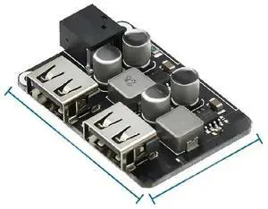 FOR Dual USB quick charge step-down module 6-30V12V24V to QC3.0 FCP car mobile phone FOR Dual USB quick charge step-down module 6-30V12V24V to QC3.0 FCP car mobile phone
