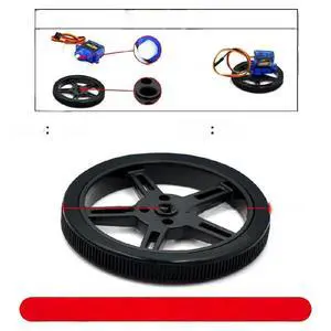 FOR 5908 Silicone tire compatible robot smart car 360-degree 9G steering SG90 LEGO TT motor FOR 5908 Silicone tire compatible robot smart car 360-degree 9G steering SG90 LEGO TT motor