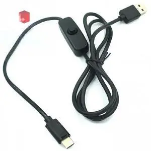 FOR Pi 4B Power Cord 5v3a Power Supply Switching Line USB Type-c Interface with Switch Power Cord FOR Pi 4B Power Cord 5v3a Power Supply Switching Line USB Type-c Interface with Switch Power Cord