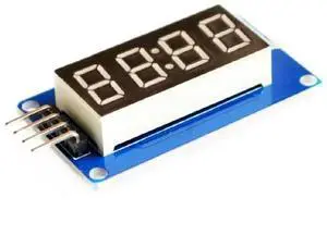 FOR 4 Bits Digital Tube LED Display Module With Clock Display TM1637 for PI FOR 4 Bits Digital Tube LED Display Module With Clock Display TM1637 for PI