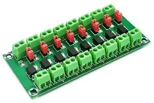 FOR 2 4 8 Channel PC817 Optocoupler Isolation Board Voltage Converter Adapter Module 3.6-30V Driver Photoelectric Isolated Module FOR 2 4 8 Channel PC817 Optocoupler Isolation Board Voltage Converter Adapter Module 3.6-30V Driver Photoelectric Isolated Module