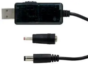 FOR USB Boost Converter DC 5V to 9V 12V USB Step-up Converter Cable + 3.5x1.35mm Connecter For Power Supply/Charger/Power Converter FOR USB Boost Converter DC 5V to 9V 12V USB Step-up Converter Cable + 3.5x1.35mm Connecter For Power Supply/Charger/Power Converter