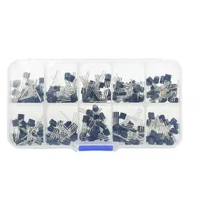 FOR 200PCS Transistor BC327 BC337 2N2222 2N2907 2N3904 2N3906 S8050 S8550 A1015 C1815 10 Values Transistors kit TO-92 Original FOR 200PCS Transistor BC327 BC337 2N2222 2N2907 2N3904 2N3906 S8050 S8550 A1015 C1815 10 Values Transistors kit TO-92 Original