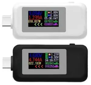 FOR Multifunctional Type-C USB Tester KWS-1902C Current Voltage Monitor Power Meter 0-5A 4-30V for USB-C Cables Laptop Dropship FOR Multifunctional Type-C USB Tester KWS-1902C Current Voltage Monitor Power Meter 0-5A 4-30V for USB-C Cables Laptop Dropship
