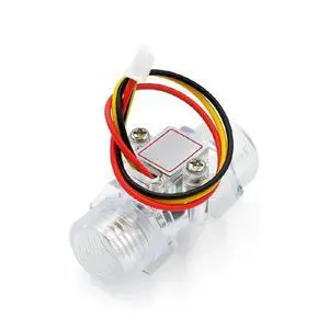 FOR Transparent Black Flow Meter YF-201C Water Flow Sensor Turbine Flow Meter 4 Points Flow Sensor FOR Transparent Black Flow Meter YF-201C Water Flow Sensor Turbine Flow Meter 4 Points Flow Sensor