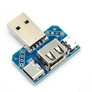 FOR USB Head Switchboard Male Connector to Type-c Micro USB Female 2.54-4P transfer test board USB adapter plate XY-USB4 FOR USB Head Switchboard Male Connector to Type-c Micro USB Female 2.54-4P transfer test board USB adapter plate XY-USB4