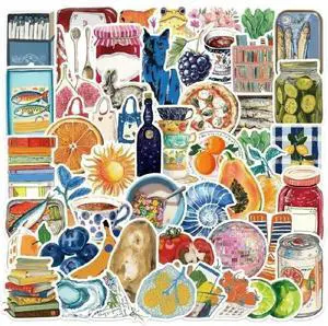 Artistic DIY Stickers Pack 50 PVC Decals Room Artistic DIY Stickers Pack 50 PVC Decals Room