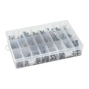 FOR 500Pcs/lot 0.1UF-1000UF 24Values Aluminum 16-50V Mix Electrolytic Capacitor Assorted Kit And Storage Box FOR 500Pcs/lot 0.1UF-1000UF 24Values Aluminum 16-50V Mix Electrolytic Capacitor Assorted Kit And Storage Box