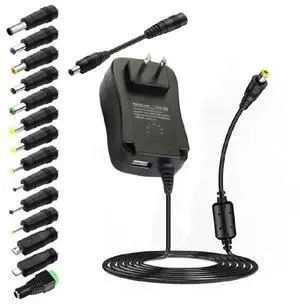 30W Power Adapter 3-12V 1A2A 14Tips Adjustable 30W Power Adapter 3-12V 1A2A 14Tips Adjustable