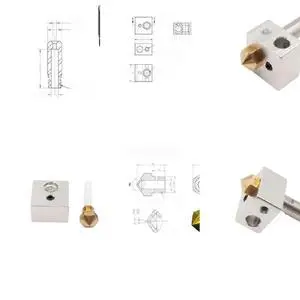 MK10 Extruder Heat Block Nozzle Throat PTFE Tube MK10 Extruder Heat Block Nozzle Throat PTFE Tube