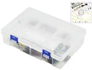 FOR DIY Project Starter Kit For R3 Kit Electronic DIY Kit Electronic Component Set With Box 830 Tie-points Breadboard FOR DIY Project Starter Kit For R3 Kit Electronic DIY Kit Electronic Component Set With Box 830 Tie-points Breadboard
