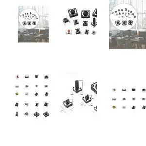 125Pcs Micro Switch Push Buttons Assortment DIY Kit 125Pcs Micro Switch Push Buttons Assortment DIY Kit