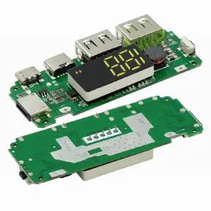 FOR 18650 lithium digital display module 5v2.4a 2A dual USB output band display booster module FOR 18650 lithium digital display module 5v2.4a 2A dual USB output band display booster module