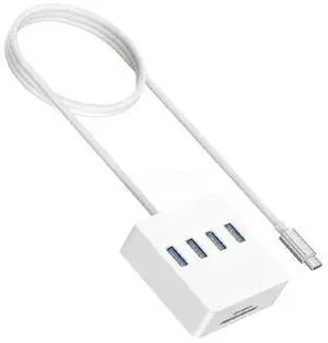 USB C to 4 USB3.0 Splitter Card Reader 3.5mm USB C to 4 USB3.0 Splitter Card Reader 3.5mm
