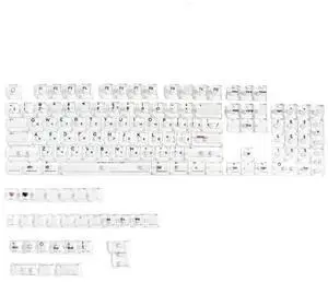 132Keys Crystal Transparent Keycap Backlit 132Keys Crystal Transparent Keycap Backlit